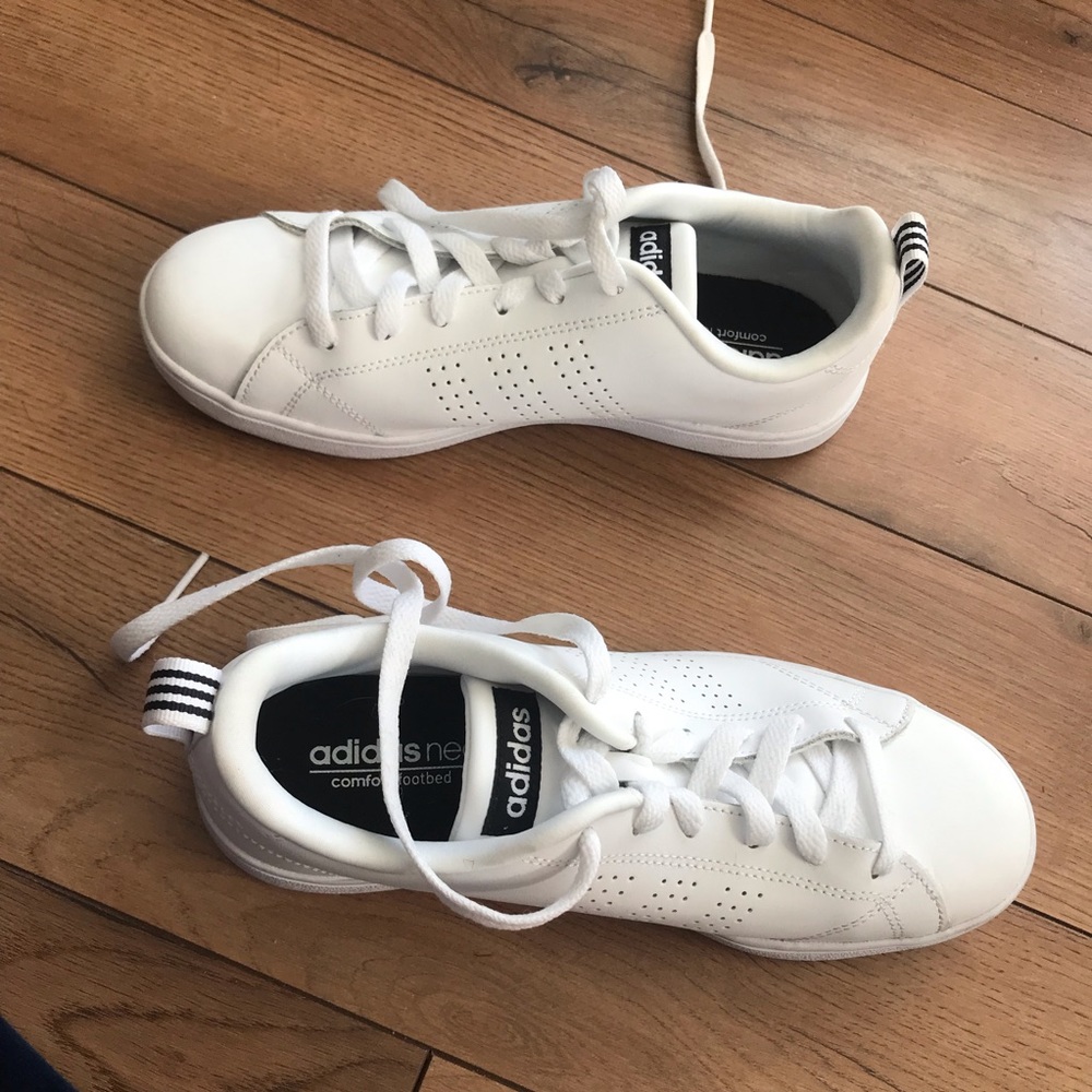 Adidas Neo Comfort Footbed - White and Black - 7